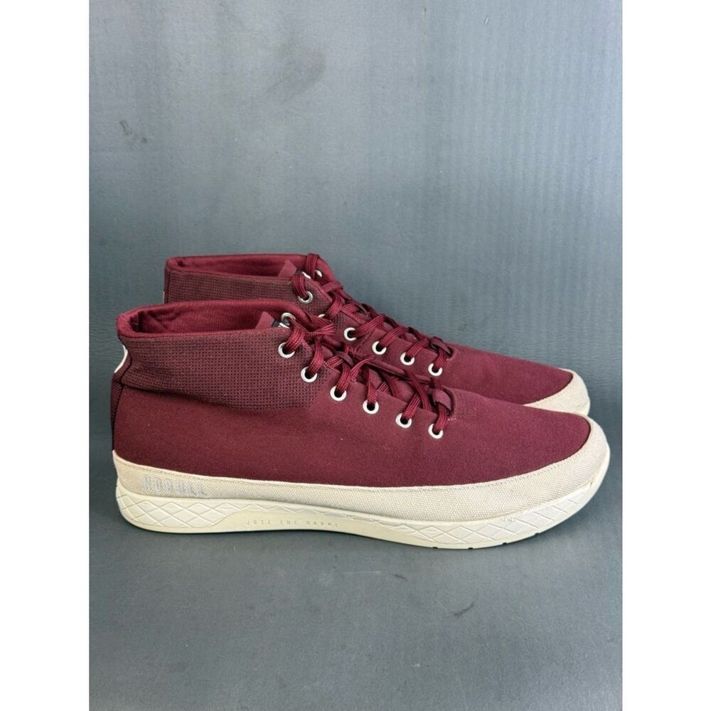 NOBULL Cabernet Canvas Mid Trainer athletic sneaker shoes men’s size 14